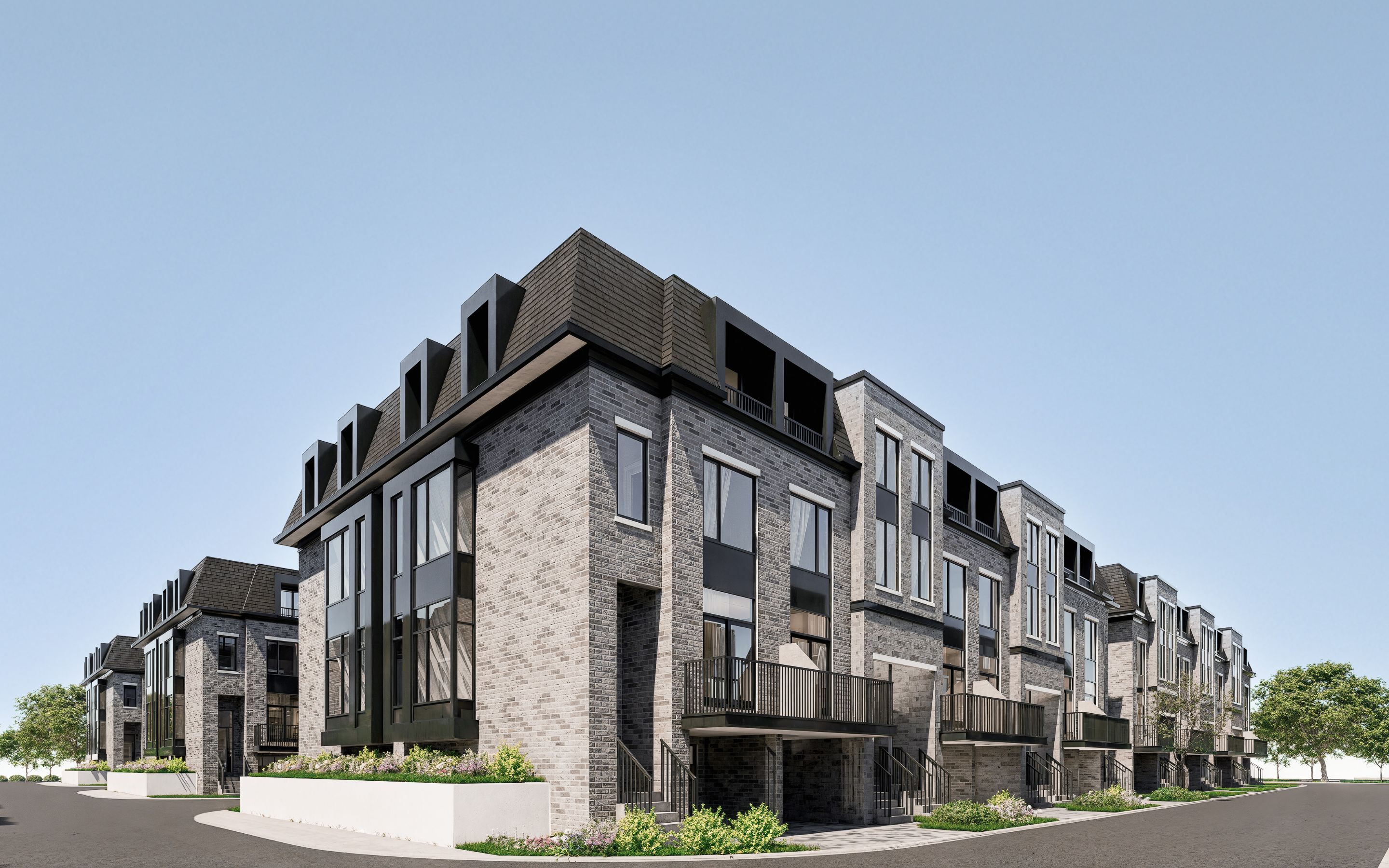 Chateau Markham Towns building rendering
